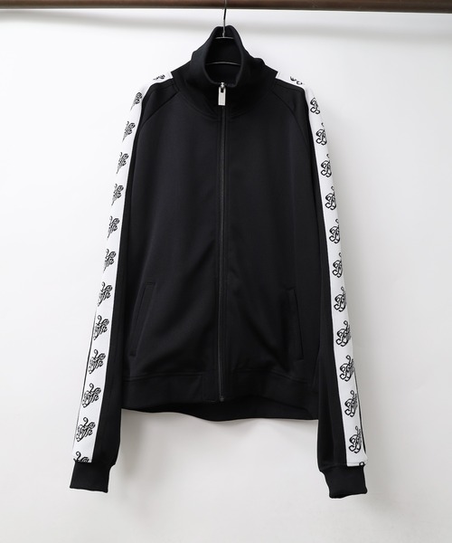 MYne(マイン)の「MYne マイン / MYne Jacquard Tape Track Jacket セットアップジャージ / G08JK017(ブルゾン・メンズ・ブラック/カーキ・MEDIUM/LARGE)」の3枚目の写真
