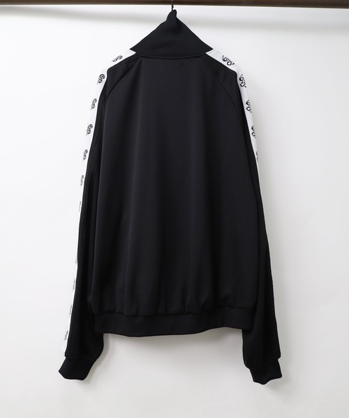 MYne(マイン)の「MYne マイン / MYne Jacquard Tape Track Jacket セットアップジャージ / G08JK017(ブルゾン・メンズ・ブラック/カーキ・MEDIUM/LARGE)」の4枚目の写真