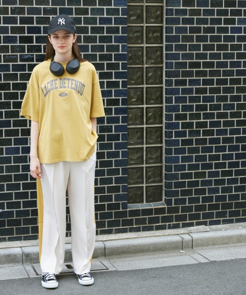 flaner（フラネ）の「Side line jersey pants/サイドラインジャージパンツ（その他パンツ・レディース・ブラウン/カーキ/ナチュラル・SMALL/MEDIUM/LARGE）」の16枚目の写真