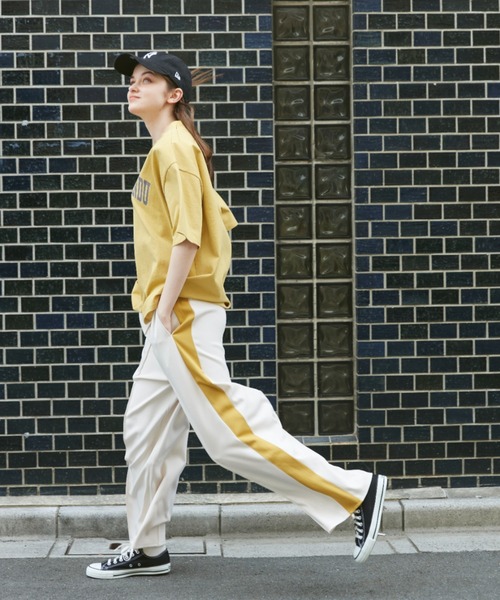 flaner（フラネ）の「Side line jersey pants/サイドラインジャージパンツ（その他パンツ・レディース・ブラウン/カーキ/ナチュラル・SMALL/MEDIUM/LARGE）」の20枚目の写真