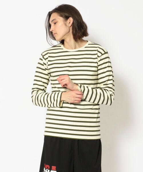 週末限定ンセール セール】【DAILY/デイリー】長袖 SLEEVE LONG Tシャツ/ ボーダー トップス