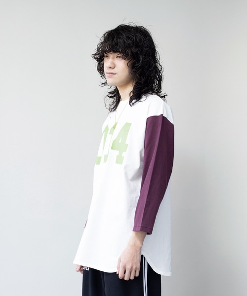 PSYCHOLOGICAL METAMORPHOSIS（サイコロジカルメタモーフォーセス）の「OLD SETIN 7 SLEEVE（Tシャツ/カットソー・メンズ・ブルー系その他/グリーン系その他/レッド系その他・XX-LARGE/X-LARGE/MEDIUM/LARGE）」の4枚目の写真