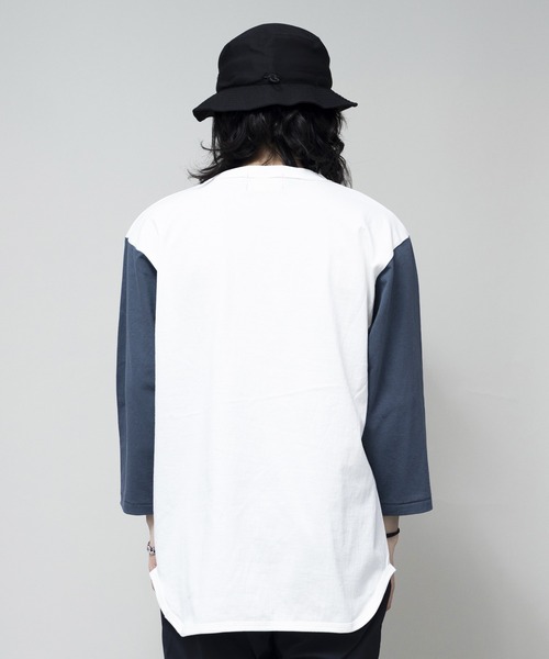 PSYCHOLOGICAL METAMORPHOSIS（サイコロジカルメタモーフォーセス）の「OLD SETIN 7 SLEEVE（Tシャツ/カットソー・メンズ・ブルー系その他/グリーン系その他/レッド系その他・XX-LARGE/X-LARGE/MEDIUM/LARGE）」の14枚目の写真