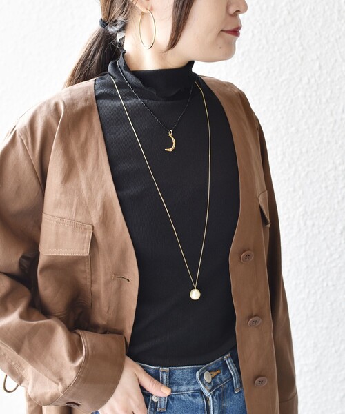 SHIPS（シップス）の「ガラス パール アジャスター ロング ネックレス（ネックレス・レディース・ゴールド・ONE SIZE）」の15枚目の写真