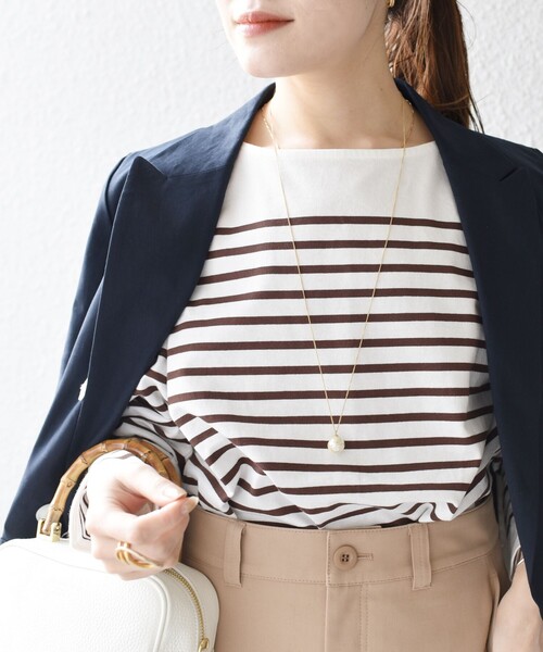 SHIPS（シップス）の「ガラス パール アジャスター ロング ネックレス（ネックレス・レディース・ゴールド・ONE SIZE）」の17枚目の写真