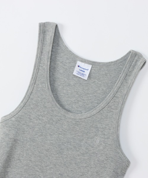 Champion（チャンピオン）の「【Champion/チャンピオン】メンズ ベーシック タンクトップ（タンクトップ・メンズ・グレー/ブラック/ホワイト/ネイビー・MEDIUM/LARGE/X-LARGE）」の9枚目の写真