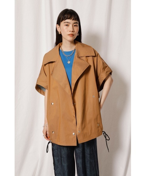 crie conforto(クリーコンフォルト)の「バイカラージレブルゾン(ブルゾン・レディース・ブラック/ベージュ・SMALL/MEDIUM)」の12枚目の写真