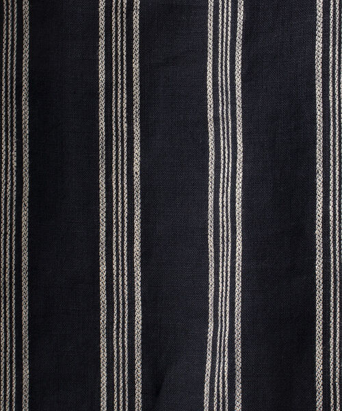 NOLLEY'S goodman（ノーリーズグッドマン）の「【WORK ABOUT/ワークアバウト】ORIENTAL SHIRT バンドカラー リネンシャツ（シャツ/ブラウス・メンズ・ホワイト系その他/その他/ブラック系その他・M/L/S）」の9枚目の写真