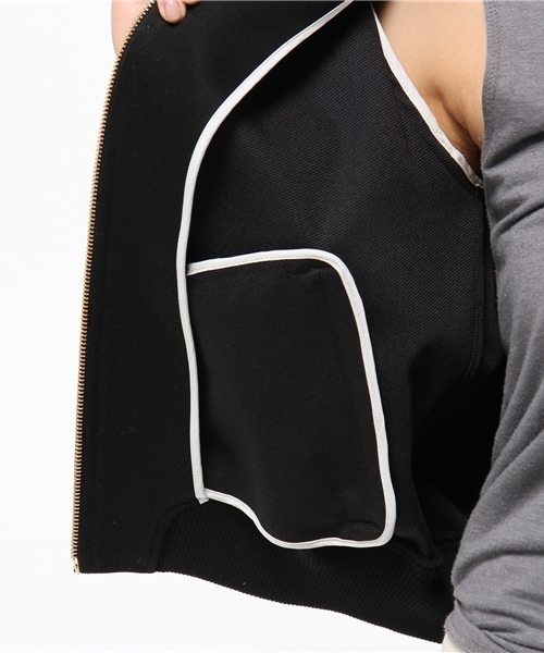 martinique(マルティニーク)の「【Marisol5月号掲載】martinique/二重織リブブルゾン(ブルゾン・レディース・ブラック/カーキ・FREE)」の10枚目の写真