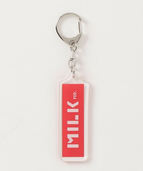 MILKFED.(ミルクフェド)の「BAR LOGO KEY CHAIN(キーホルダー・レディース・ライトブルー/ブラック/レッド/ピンク/ライトパープル/ライトピンク・ONE SIZE)」の16枚目の写真