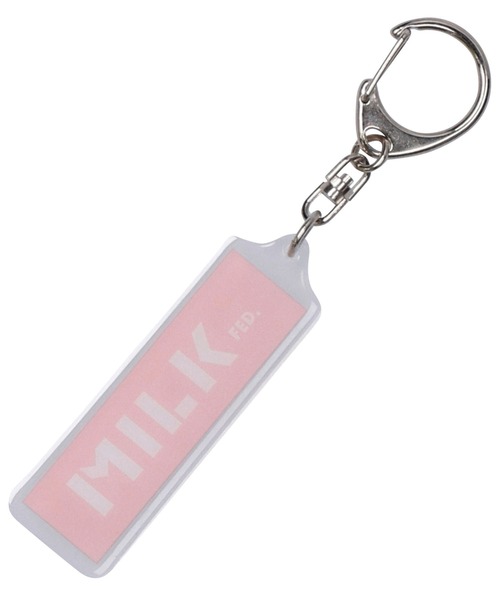 MILKFED.(ミルクフェド)の「BAR LOGO KEY CHAIN(キーホルダー・レディース・ライトブルー/ブラック/レッド/ピンク/ライトパープル/ライトピンク・ONE SIZE)」の6枚目の写真