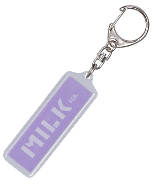 MILKFED.(ミルクフェド)の「BAR LOGO KEY CHAIN(キーホルダー・レディース・ライトブルー/ブラック/レッド/ピンク/ライトパープル/ライトピンク・ONE SIZE)」の13枚目の写真