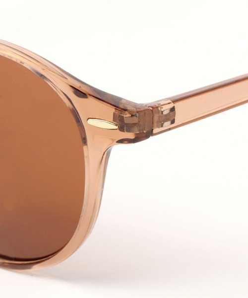 studio CLIP(スタディオクリップ)の「クリアボストンサングラス(サングラス・レディース・ベージュ/ブラウン・FREE)」の6枚目の写真