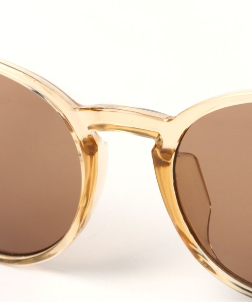 studio CLIP(スタディオクリップ)の「クリアボストンサングラス(サングラス・レディース・ベージュ/ブラウン・FREE)」の3枚目の写真