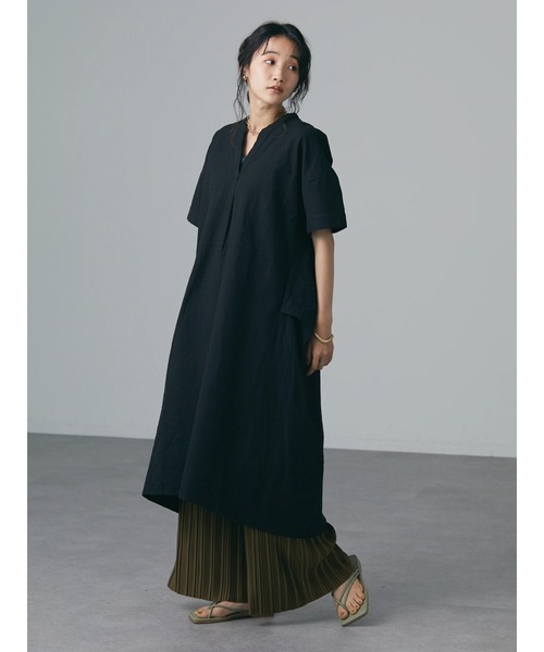 CRAFT STANDARD BOUTIQUE(クラフトスタンダードブティック)の「カットプリーツイージーパンツ *◆(その他パンツ・レディース・オレンジ/ブラック/カーキ・FREE)」の21枚目の写真