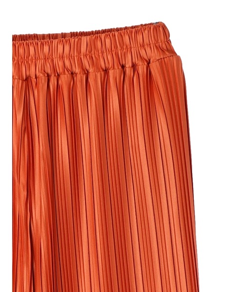 CRAFT STANDARD BOUTIQUE(クラフトスタンダードブティック)の「カットプリーツイージーパンツ *◆(その他パンツ・レディース・オレンジ/ブラック/カーキ・FREE)」の14枚目の写真