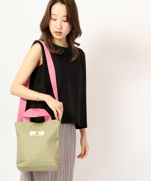 FUNALIVE(ファンアライブ)の「TCYselect 2WAYミニショルダーBAG(ショルダーバッグ・メンズ・カーキ/キャメル/チャコールグレー/キナリ/ブラック/ライム/ピンク/アイボリー/チャコール・FREE)」の19枚目の写真
