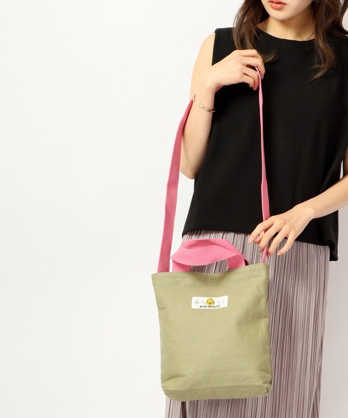 FUNALIVE(ファンアライブ)の「TCYselect 2WAYミニショルダーBAG(ショルダーバッグ・メンズ・カーキ/キャメル/チャコールグレー/キナリ/ブラック/ライム/ピンク/アイボリー/チャコール・FREE)」の20枚目の写真