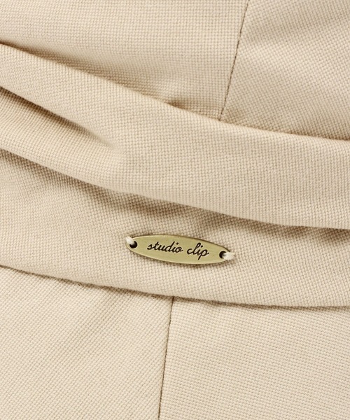 studio CLIP(スタディオクリップ)の「ギャザークロシェハット(ハット・レディース・ブラック/ナチュラル・FREE)」の4枚目の写真