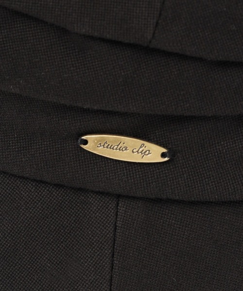 studio CLIP(スタディオクリップ)の「ギャザークロシェハット(ハット・レディース・ブラック/ナチュラル・FREE)」の7枚目の写真