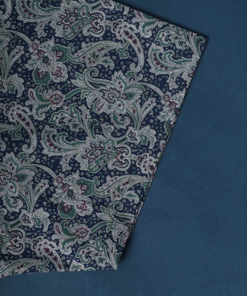 ANPAS(アンパス)の「MADE IN JAPAN Paisley Pattern Switching Design Big Silhouette Shirt/日本製 ペイズリー柄 切り替え ビッグシルエット シャツ(シャツ/ブラウス・メンズ・ブルー系その他/レッド系その他・M/L)」の16枚目の写真