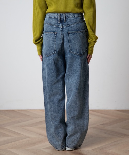 WEGO（ウィゴー）の「WEGO/ウエストタックルーズパンツ（デニムパンツ・レディース・ホワイト/コバルトブルー・SMALL/MEDIUM）」の22枚目の写真