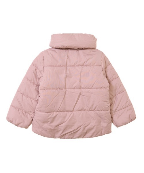 devirock（デビロック）の「洗える ガールズ 中綿ジャケット（ダウンジャケット/コート・キッズ・ネイビー/ラベンダー/ピンク系その他/グレイッシュブルー/パープル系その他・110cm/150cm/140cm/120cm/100cm/90cm/130cm/160cm/80ｃｍ）」の12枚目の写真