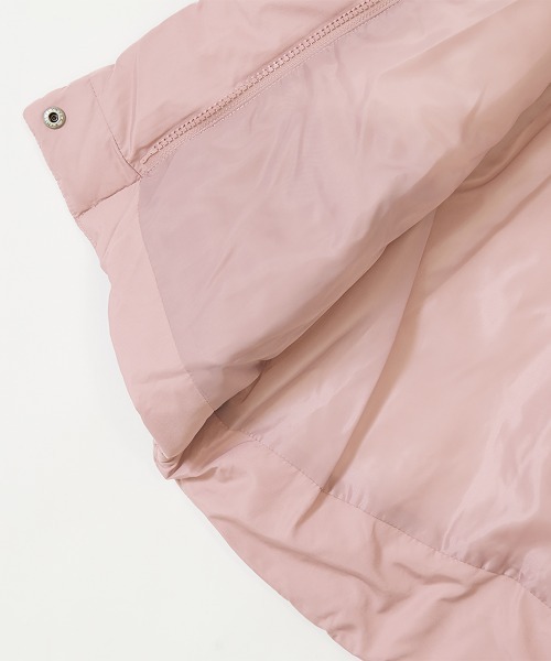 devirock（デビロック）の「洗える ガールズ 中綿ジャケット（ダウンジャケット/コート・キッズ・ネイビー/ラベンダー/ピンク系その他/グレイッシュブルー/パープル系その他・110cm/150cm/140cm/120cm/100cm/90cm/130cm/160cm/80ｃｍ）」の16枚目の写真