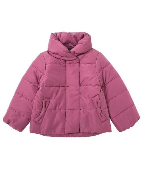 devirock（デビロック）の「洗える ガールズ 中綿ジャケット（ダウンジャケット/コート・キッズ・ネイビー/ラベンダー/ピンク系その他/グレイッシュブルー/パープル系その他・110cm/150cm/140cm/120cm/100cm/90cm/130cm/160cm/80ｃｍ）」の21枚目の写真