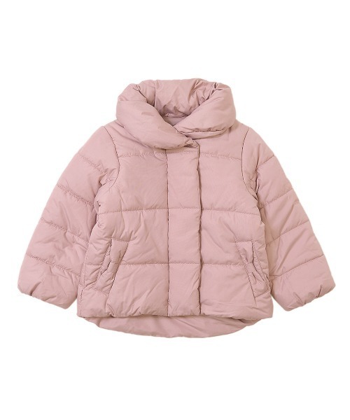 devirock（デビロック）の「洗える ガールズ 中綿ジャケット（ダウンジャケット/コート・キッズ・ネイビー/ラベンダー/ピンク系その他/グレイッシュブルー/パープル系その他・110cm/150cm/140cm/120cm/100cm/90cm/130cm/160cm/80ｃｍ）」の22枚目の写真