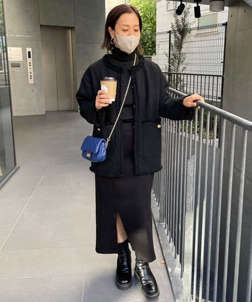 un dix cors（アンディコール）の「華やか洒落見え ノーカラー