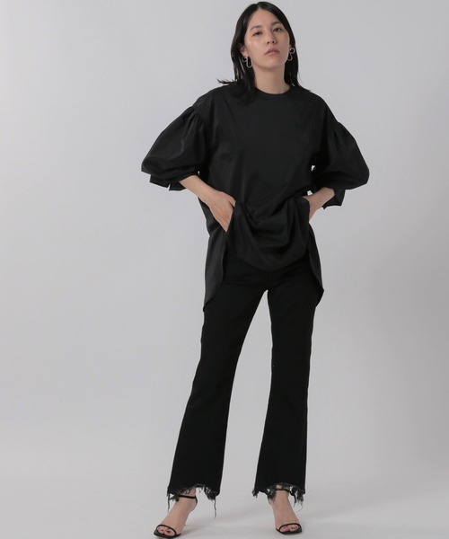 Chaos（カオス）の「Chaos(カオス)/ベルリータフタシャツ（シャツ/ブラウス・レディース・オフホワイト/ブラック/ピンク系その他3・FREE）」の8枚目の写真