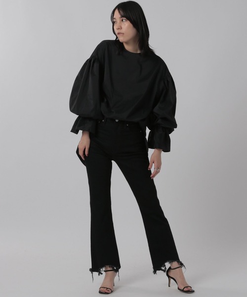 Chaos（カオス）の「Chaos(カオス)/ベルリータフタシャツ（シャツ/ブラウス・レディース・オフホワイト/ブラック/ピンク系その他3・FREE）」の9枚目の写真