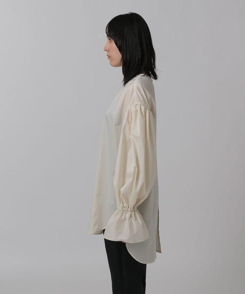 Chaos（カオス）の「Chaos(カオス)/ベルリータフタシャツ（シャツ/ブラウス・レディース・オフホワイト/ブラック/ピンク系その他3・FREE）」の13枚目の写真