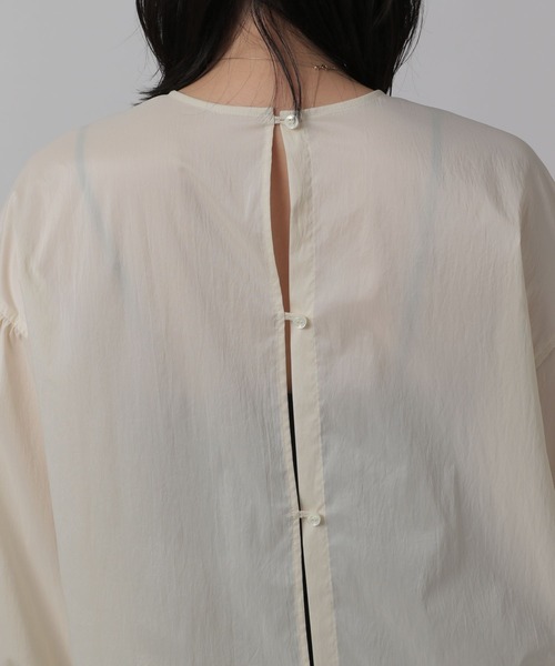 Chaos（カオス）の「Chaos(カオス)/ベルリータフタシャツ（シャツ/ブラウス・レディース・オフホワイト/ブラック/ピンク系その他3・FREE）」の15枚目の写真