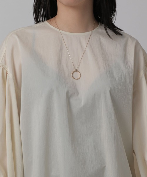 Chaos（カオス）の「Chaos(カオス)/ベルリータフタシャツ（シャツ/ブラウス・レディース・オフホワイト/ブラック/ピンク系その他3・FREE）」の16枚目の写真