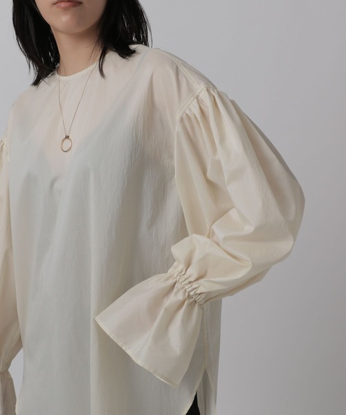 Chaos（カオス）の「Chaos(カオス)/ベルリータフタシャツ（シャツ/ブラウス・レディース・オフホワイト/ブラック/ピンク系その他3・FREE）」の17枚目の写真