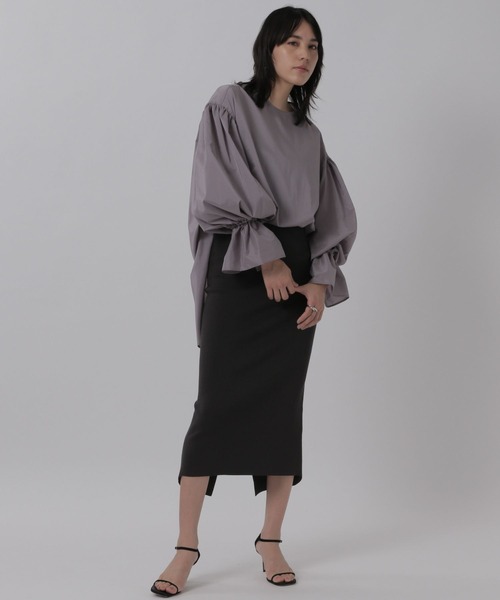 Chaos（カオス）の「Chaos(カオス)/ベルリータフタシャツ（シャツ/ブラウス・レディース・オフホワイト/ブラック/ピンク系その他3・FREE）」の22枚目の写真