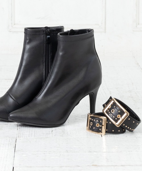 ポインテッドトゥショートブーツ ブーツ Attagirl アタガール のファッション通販 Zozotown ポインテッドトゥショートブーツ ブーツ Attagirl アタガール のファッション通販 Zozotown