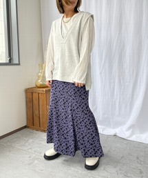 ＪＵＧＬＡＮＳ | ☆ シーズンレスで使える万能ベスト。裏毛Vネックベスト　T2935(ベスト)