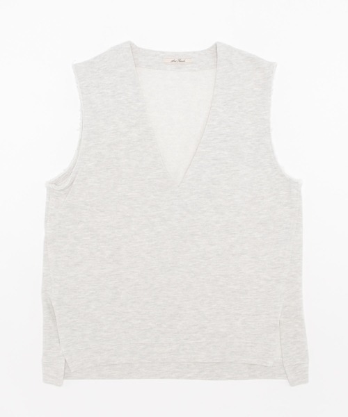 ＪＵＧＬＡＮＳ（ユグランス）の「☆ シーズンレスで使える万能ベスト。裏毛Vネックベスト　T2935（ベスト・レディース・オートミール/チャコール・FREE）」の21枚目の写真