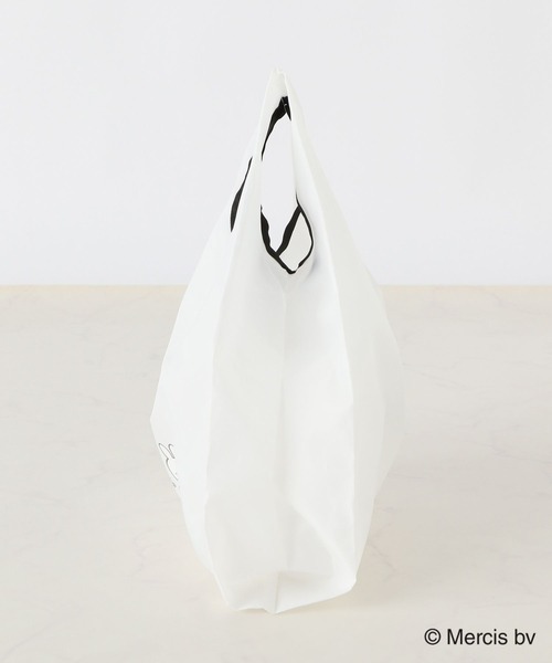 Heather（ヘザー）の「ミッフィー/miffy/フェイスパッカブルエコBAG　156884（エコバッグ/サブバッグ・レディース・オフホワイト/ブルー・ONE SIZE）」の10枚目の写真