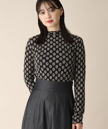 OPAQUE.CLIP | フラワーレースハイネックトップス(Tシャツ/カットソー)