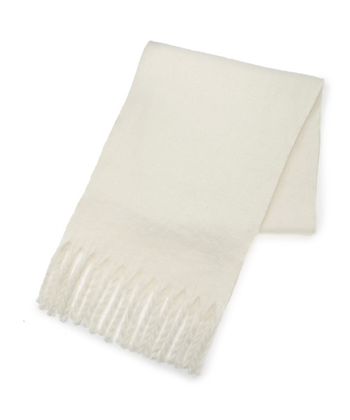 Arnold Palmer（アーノルドパーマー）の「ブークレー ボリューム マフラー（マフラー・レディース・オフホワイト/ブルー/ピンク/ベージュ・F）」の5枚目の写真