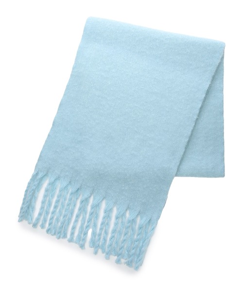 Arnold Palmer（アーノルドパーマー）の「ブークレー ボリューム マフラー（マフラー・レディース・オフホワイト/ブルー/ピンク/ベージュ・F）」の9枚目の写真