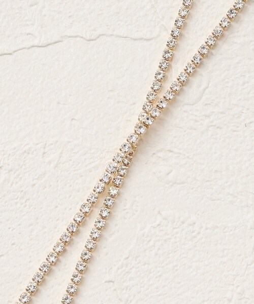 SHOO・LA・RUE（シューラルー）の「◆キラキラスライダーラリエット（ネックレス・レディース・シルバー/ゴールド/ガンメタ・00）」の5枚目の写真