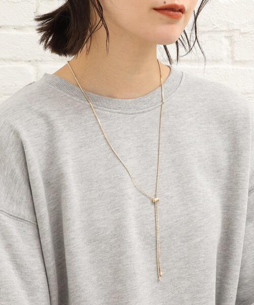 SHOO・LA・RUE（シューラルー）の「◆キラキラスライダーラリエット（ネックレス・レディース・シルバー/ゴールド/ガンメタ・00）」の7枚目の写真