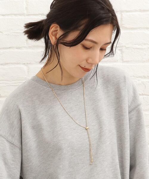 SHOO・LA・RUE（シューラルー）の「◆キラキラスライダーラリエット（ネックレス・レディース・シルバー/ゴールド/ガンメタ・00）」の8枚目の写真