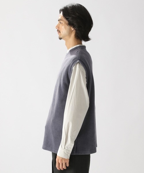 niko and...（ニコアンド）の「ビンテージ加工ベスト（ベスト・メンズ・ネイビー/オレンジ/スモーク・FREE）」の9枚目の写真