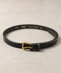 ■TORY LEATHER■STITCHED PATTERN 3/4 BRIDLE LEATHER BELT